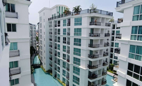 ปล่อยเช่ารายปี Olympus โอลิมปุส ซอยกอไผ่ พัทยาใต้ 1 ห้องนอน ชั้น 7 วิวสระ