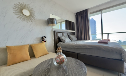 ปล่อยเช่า Riviera Jomtien ริเวียร่า จอมเทียน Studio ชั้น 15 วิวทะเล ติดเจ้าของ