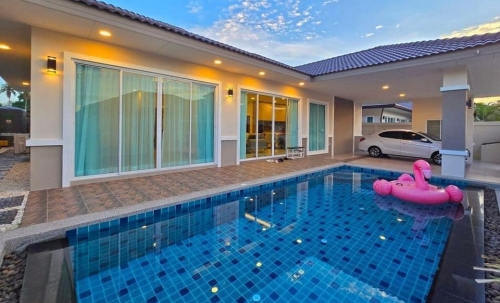 ขายพร้อมผู้เช่า Pool Villa 3 ห้องนอน 3 ห้องน้ำ นาจอมเทียน (2)
