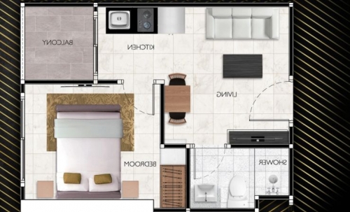 ขาย Grand Solaire Pattaya แกรนด์ โซแลร์ พัทยา 1 ห้องนอน วิวทะเล (2)