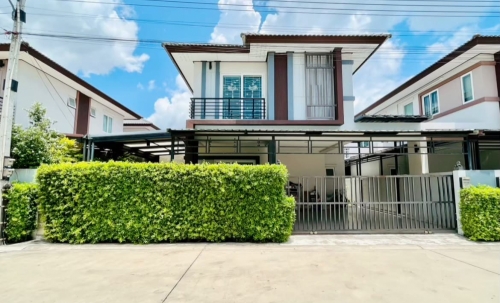 ขายบ้านเดียวสองชั้น 4 ห้องนอน 3 ห้องน้ำ หมู่บ้านภัททาเลต 2 โรงโป๊ะ (2)