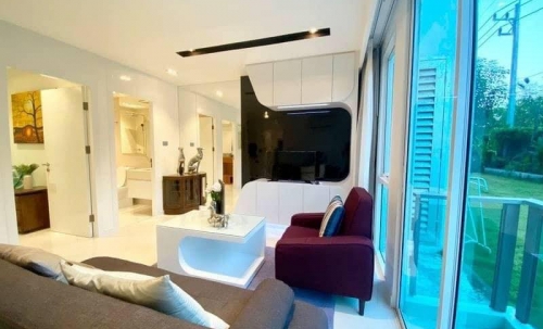ขายพร้อมผู้เช่า City Center Residence พัทยากลาง 2 ห้องนอน ชั้น 1 วิวสวน