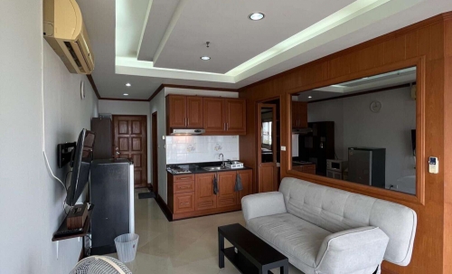 ปล่อยเช่ารายปี Rim Haad Condo Jomtien ริมหาด คอนโด จอมเทียน 1 ห้องนอน ชั้น 15 วิวทะเล