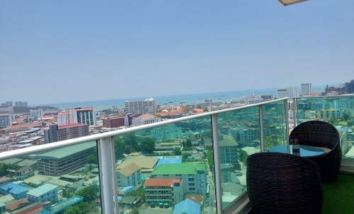 ให้เช่า City Garden Tower South Pattaya ซิตี้ การ์เด้น ทาวเวอร์ พัทยาใต้ 2 ห้องนอน วิวเมือง