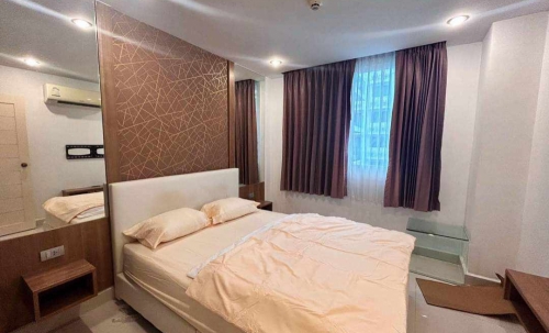 ปล่อยเช่ารายปี Amazon Jomtien อเมซอน จอมเทียน 1 ห้องนอน ชั้น 4 วิวสระ