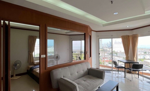 ปล่อยเช่ารายปี Rim Haad Condo Jomtien ริมหาด คอนโด จอมเทียน 1 ห้องนอน ชั้น 15 วิวทะเล