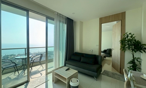 ให้เช่า ริเวียร่า จอมเทียน 2 ห้องนอน วิวทะเล