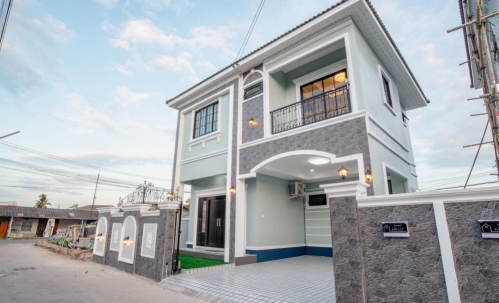 ขายบ้านเดี่ยว 2 ชั้น สร้างใหม่ 3 ห้องนอน 4 ห้องน้ำ เนินพลับหวาน ติดเจ้าของ (2)  #รับผ่อนตรง