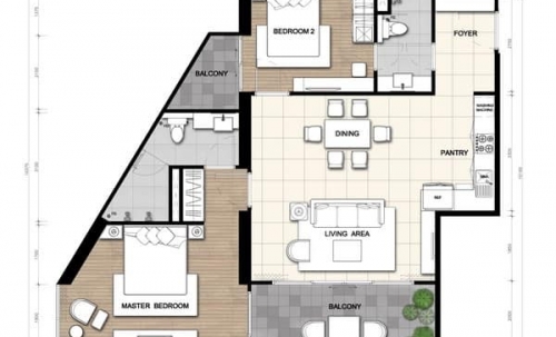 ให้เช่า The Palm Wongamat เดอะ ปาล์ม วงศ์อมาตย์ 2 ห้องนอน 2 ห้องน้ำ วิวทะเล