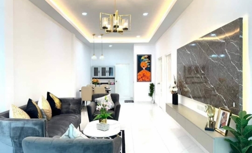 บ้านแฝดสไตล์โมเดิร์น 3 ห้องนอน 2 ห้องน้ำ ห้วยใหญ่