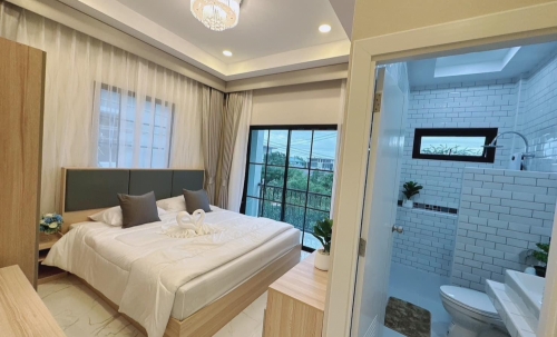 ขายบ้านเดี่ยว 2 ชั้น สร้างใหม่ 3 ห้องนอน 4 ห้องน้ำ เนินพลับหวาน ติดเจ้าของ (2)  #รับผ่อนตรง