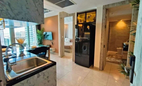 ปล่อยเช่ารายปี The Riviera Monaco Jomtien ริเวียร่า โมนาโค จอมเทียน 1ห้องนอน ชั้น 14 วิวทะเล