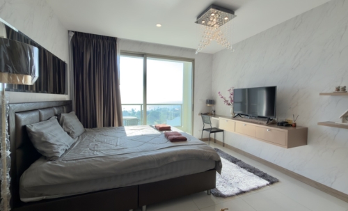 ปล่อยเช่า Riviera Jomtien ริเวียร่า จอมเทียน Studio ชั้น 15 วิวทะเล ติดเจ้าของ