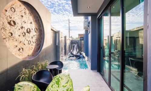 ให้เช่า Pool Villa 2 ชั้น 4 ห้องนอน 4 ห้องน้ำ ห้วยใหญ่