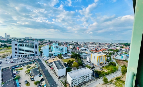 ปล่อยเช่า ลุมพินี สุขุมวิท-พัทยาเหนือ 1 ห้องนอน วิวทะเล