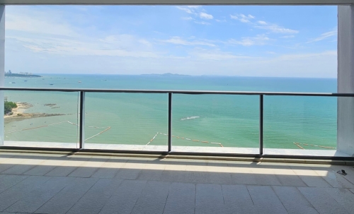 ปล่อยเช่ารายปี The Zire วงศ์อมาตย์ 2 ห้องนอน ชั้น 28 วิวทะเล