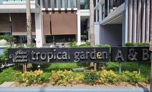 ปล่อยเช่า Siam Oriental Tropical Garden condo พระตำหนัก 1 ห้องนอน ชั้น 3